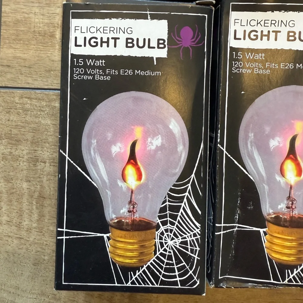 🎃10 Count FLICKERING Light Bulbs 🎃👻💀